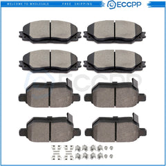 Front and Rear Brake Ceramic Pads For Scion XB 2008 2009 2010- 2015 Performance 6B93BC-57