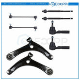 Suspension Front Lower Control Arms Tie Rods Sway Bars For Dodge Caliber 2007-12 6B93BC-57
