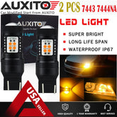 AUXITO Turn Signal Light Yellow LED Bulb For Chevy 11~17 Cruze 13~17 Malibu EOA AUXITO