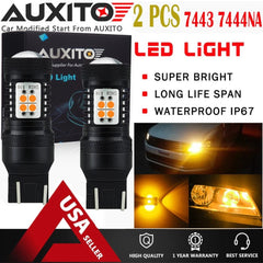 AUXITO Turn Signal Light Yellow LED Bulb For Chevy 11~17 Cruze 13~17 Malibu EOA AUXITO