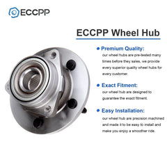 Pair Front Wheel Hub Bearings Assembly For 2000 2001 Dodge Ram 1500 4WD Only KOEEP