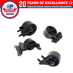 Fits 1991-1996 Ford Escort 1.9L Engine Motor & Transmission Mount Set 4PCS 6B93BC-57