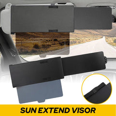 Car Sun Visor Extender Shield Truck Side Anti Glare Window Shade EOA 6B93BC-57