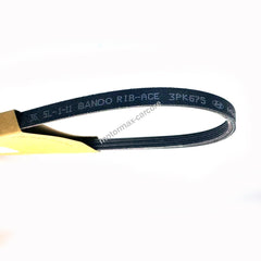 3Pcs For Hyundai 2.0 L4 Elantra 2001-06 Tiburón 03-08 Serpentine V-Ribbed Belt 6B93BC-57