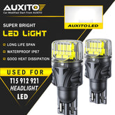 2X AUXITO 921 912 T15 LED Reverse Backup Light Bulb 6500K Super Bright BRS EOA AUXITO