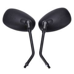 Black Motorcycle Side Mirrors For Yamaha Virago XV 750 1100 250 535 Bobber US