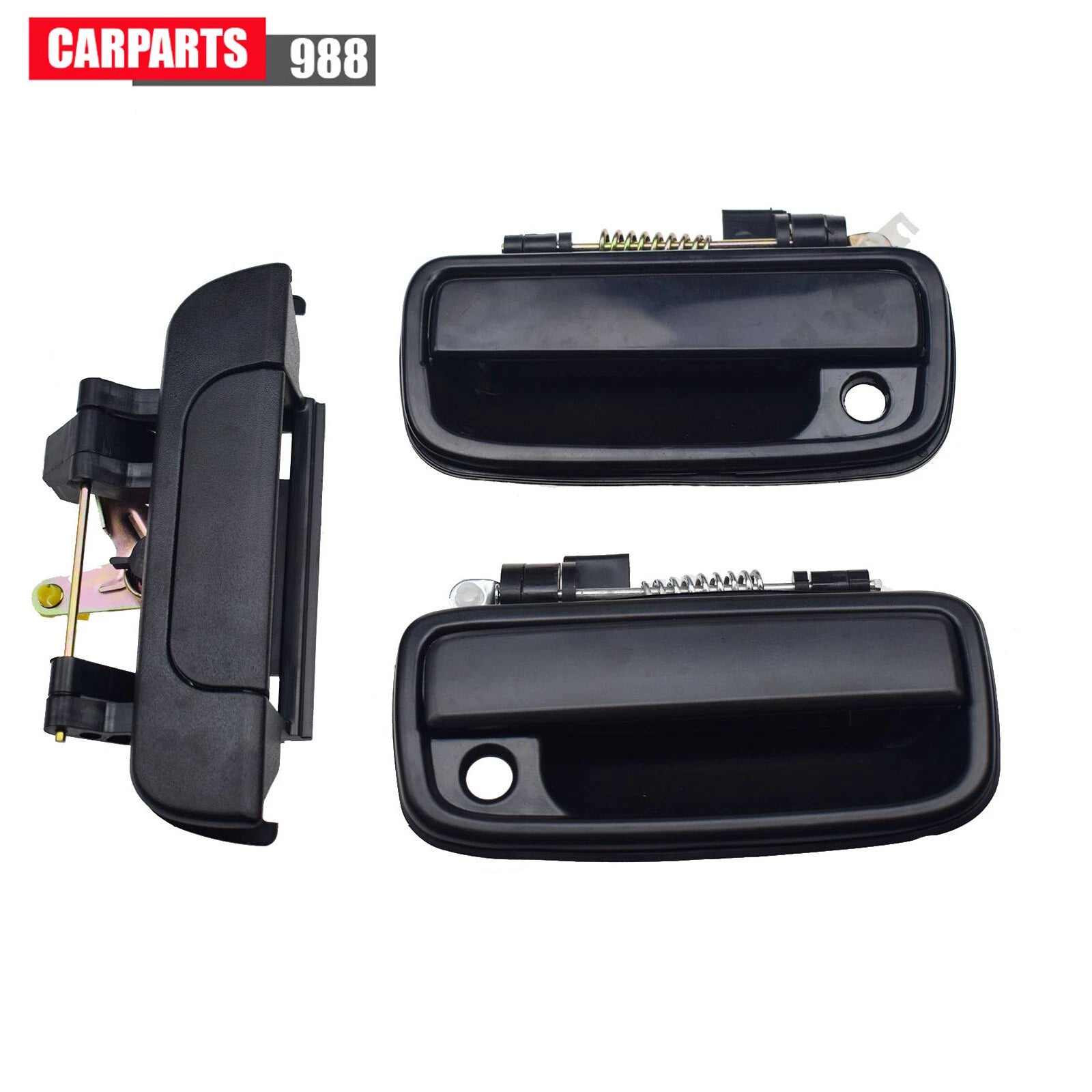 Outside Pair Front Door Handle +Tailgate Handle for 1995-04 Toyota Tacoma Pickup 6B93BC-57