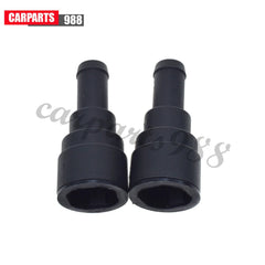 2x Heater Core Coolant Hose Connector For Chevy GMC Tahoe Yukon Sierra 1500 2500 6B93BC-57