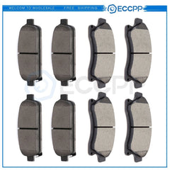 Front and Rear Brake Ceramic Pads For Chevrolet Cruze 2011 - 2013 Performance