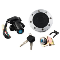 For Suzuki GS500 2001-2012 Ignition Switch Fuel Gas Cap Seat Lock Set & 2 Keys
