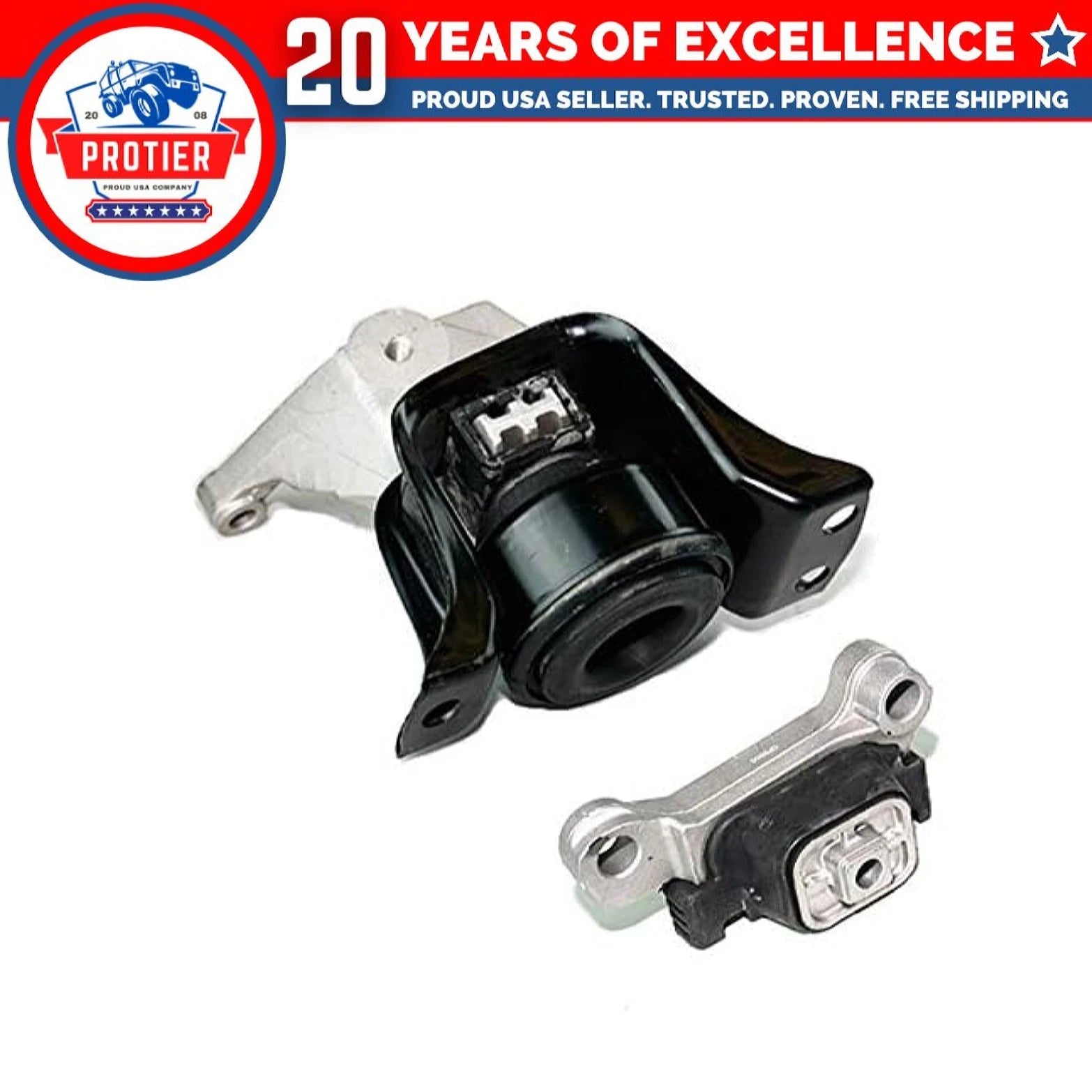 Fits 2011-2016 Nissan Juke 1.6L 2WD Front LT & RT Engine Motor Mount Set 2pc : 6B93BC-57
