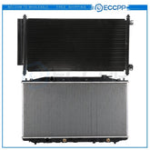 Aluminum Radiator & AC Condenser Cooling Kit For Honda Accord Honda Crosstour 6B93BC-57