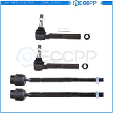 Front Steering Inner & Outer Tie Rod End Suspension For 97-2003 Chevrolet Malibu KOEEP