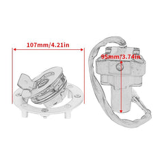 Fits 1999-2007 Suzuki GSX1300R GSX1300RZ Hayabusa Ignition Gas Cap Seat Lock Set