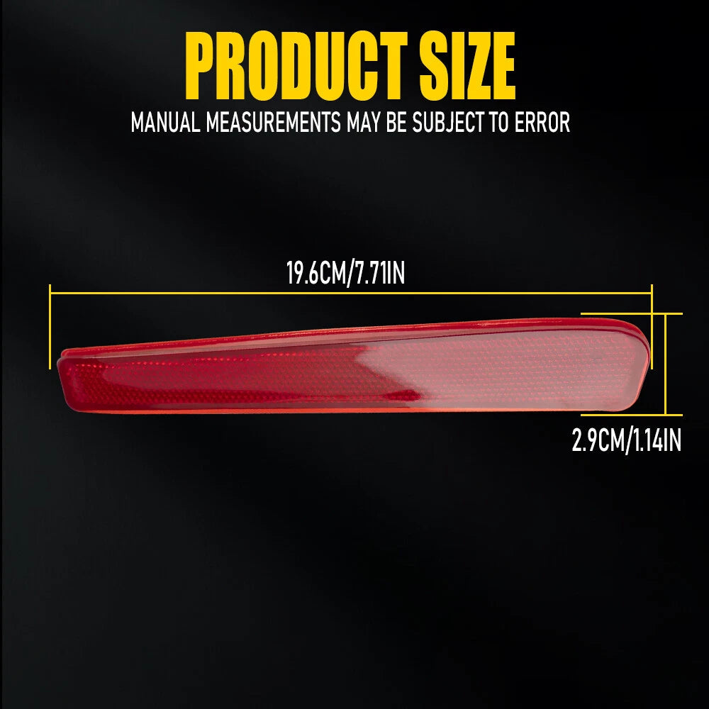 Pair 2PC Rear Bumper Reflex Reflector RH LH For 2020-2022 TOYOTA COROLLA USA EOA 6B93BC-57