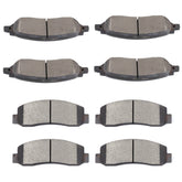 Front Rear Metallic Brake Pads For Ford F-250 F-350 Super Duty 2005 2006 - 2007 KOEEP