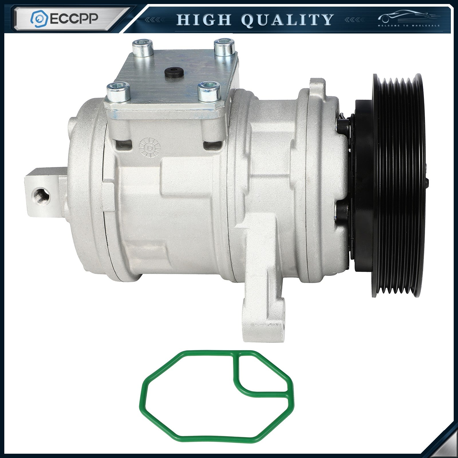 For 1999-2006 Jeep Wrangler 4.0L 2000-2006 Jeep TJ A/C Compressor 4.0L CO 22034C 6B93BC-57