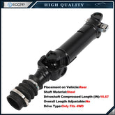 ECCPP Rear Driveshaft For Jeep TJ 1997-2006 Jeep Wrangler 1997-2006 4WD 936-070 ECCPP