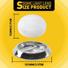 Interior Dome Light Fit Pontiac 1970-81 Firebird Monte Chevy Carlo Chevelle EXU 6B93BC-57