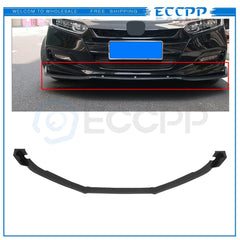 Front Bumper Lip For 2018-2020 Honda Accord -Gloss Carbon Look 6B93BC-57