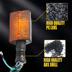 4PCS Turn Signal Lights Indicator Lamps For Yamaha XT350 XT250 XT550 XT600 FZ750