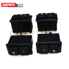 Set of 4 5Pins Illuminated Power Window Switch For BMW E30 318i 325i 61311381205 6B93BC-57