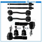 8PCS Front Tie Rods Ball Joints Sway Bars Suspension Fits 2006-2007 Jeep Liberty 6B93BC-57