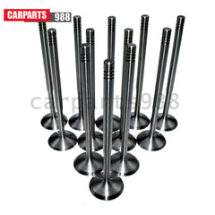 12Pcs Intake Valves 058109601C For Audi A4 TT VW Beetle Golf Passat Jetta 1.8L 6B93BC-57