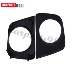 Pair Fog Light Lamp Bezel Cover For 06-09 Toyota 4Runner 52127-35050 52128-35040 6B93BC-57