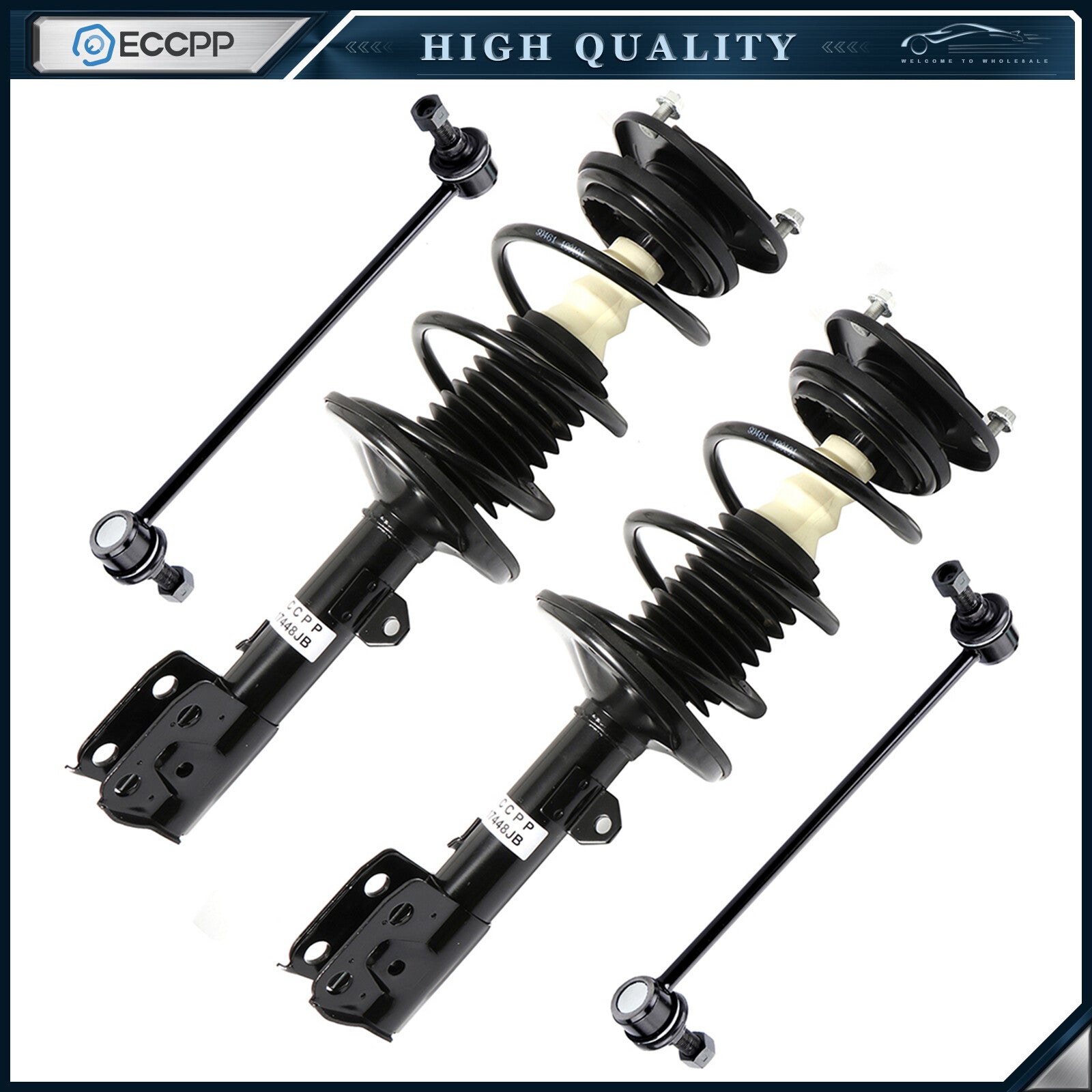 Front Complete Struts Sway Bar End Links For Toyota For Corolla 2009-2013 1.8L 6B93BC-57
