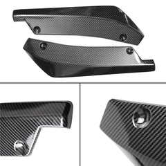 Car Carbon Fiber Rear Bumper Lip Splitter Diffuser Canard Protector Accessory EA 6B93BC-57