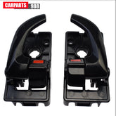 Black Inside Door Handle Left Right Pair For 2005-09 Hyundai Tucson 82610-2E000 6B93BC-57
