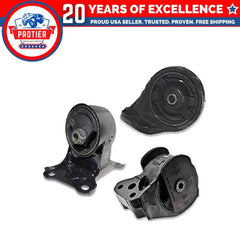 Fits 1999-2001 Hyundai Sonata 2.4L MANUAL Front RT & RR Motor & Trans Mount 3pc 6B93BC-57