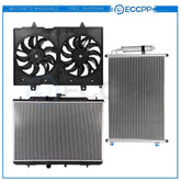 Electric Radiator Condenser Cooling Fan Kit For 2010 2011 2012 2013 Nissan Rogue 6B93BC-57
