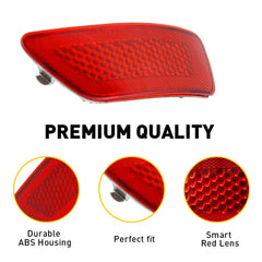 Right For 2011-2016 Dodge Journey Jeep Compass Rear Bumper Reflector Light Lamp 6B93BC-57
