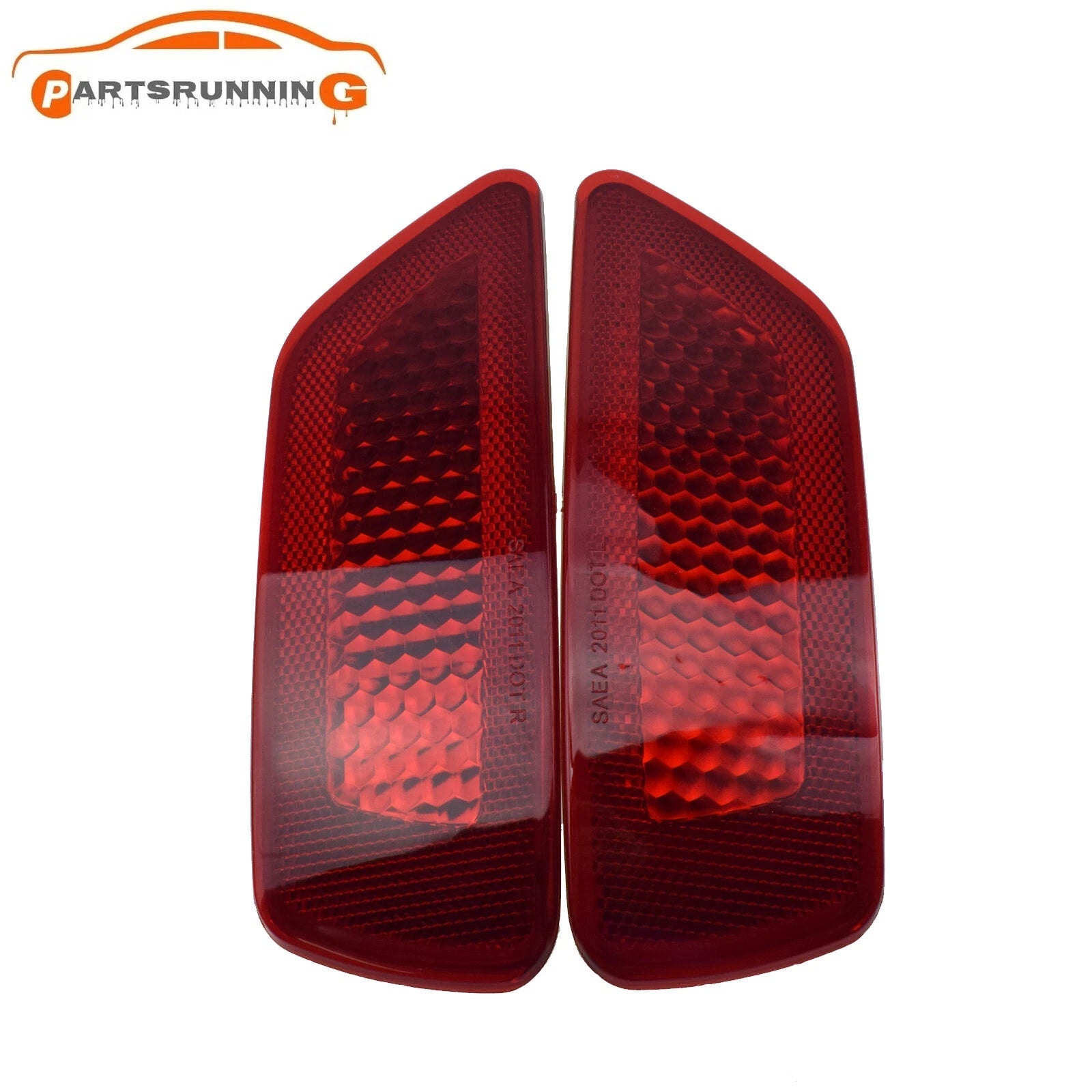 2X Rear Bumper Reflector Light For Jeep Grand Cherokee Compass For Dodge Journey 6B93BC-57