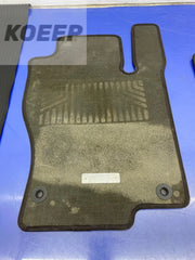 2017 - 2019 MERCEDES GLS550 OEM INTERIOR FLOOR MAT SET (3) | BROWN DESIGNO (954) 6B93BC-57