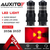 2x LED Brake Stop Tail Light Bulbs 3157 3057 Red for Chevy Silverado 1500 99-12 6B93BC-57