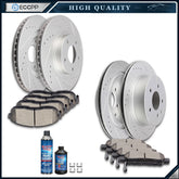 Ceramic Brake Pads And Rotors Front Rear For Infiniti G35 2003-2005