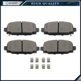 Rear Ceramic Disc Brake Pads For 2017 2018 2019 2020 2021-2023 Jeep Compass 6B93BC-57