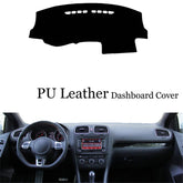 Dashboard Console Cover PU Leather Protector Sunshield Pad Fit For VW Golf 6 GTI