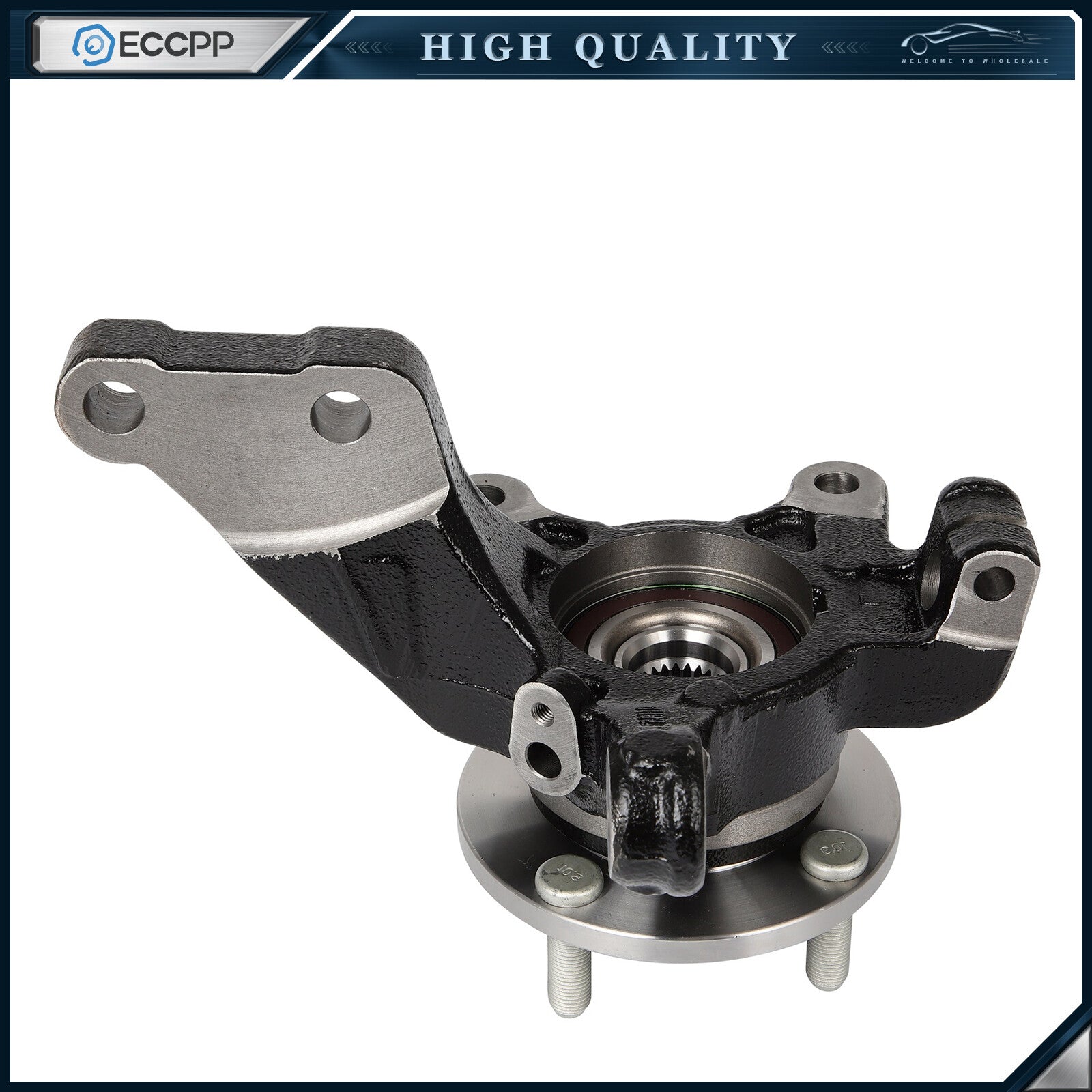 1Pc Front Left Wheel Hub Bearing Knuckle For Nissan Versa & Versa Note 2014-2019 6B93BC-57