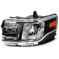 ECCPP Headlights Assembly For Ford Flex 3.5L 2013-2019 Pair Kit Black Amber 6B93BC-57