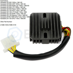 ECCPP 2Pcs Regulator Rectifier Fits KAWASAKI 21066-1030 21066-1018 ECCPP