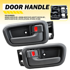 For 2000-2006 Toyota Tundra Gray Door Handle Inside Front Driver Passenger Side 6B93BC-57