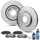 Front Brake Rotors Ceramic Pads For Mitsubishi Eclipse 2006 2007-2012 KOEEP