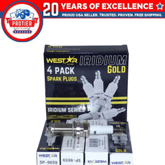 4x iridium spark plugs LFR5AIX-11 4469 compatible with Nissan Infiniti 6B93BC-57