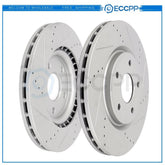 Front Brake Discs Rotors For Chrysler Pacifica Dodge Journey Volkswagen Routan 6B93BC-57