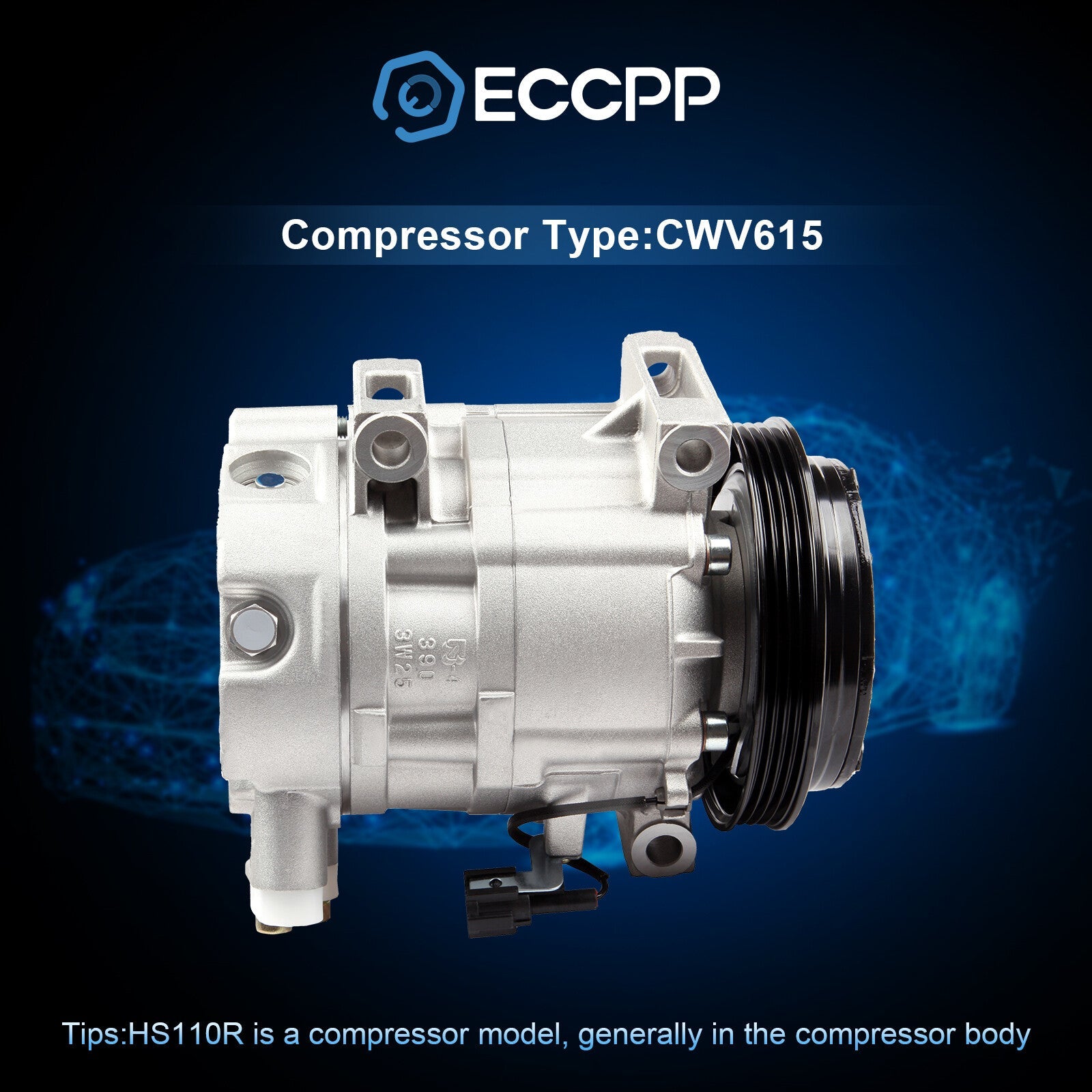 For Nissan 350Z 3.5L 2003 2004 2005 2006 A/C AC Compressor 6B93BC-57