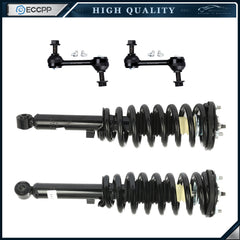 For 07-10 LINCOLN MKX FORD EDGE Front Complete Struts Assemblies & Sway Bar Link